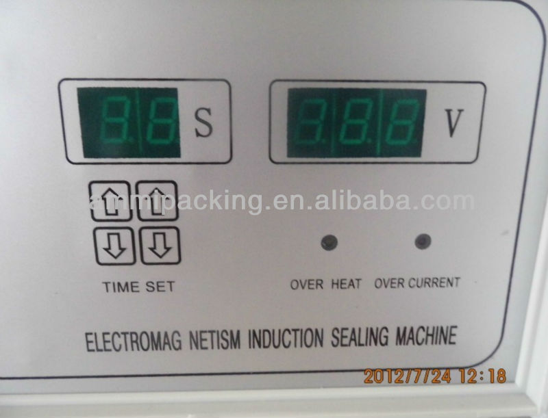 Manual Cosmetic Bottle induction cap sealer aluminium foil sealing machine