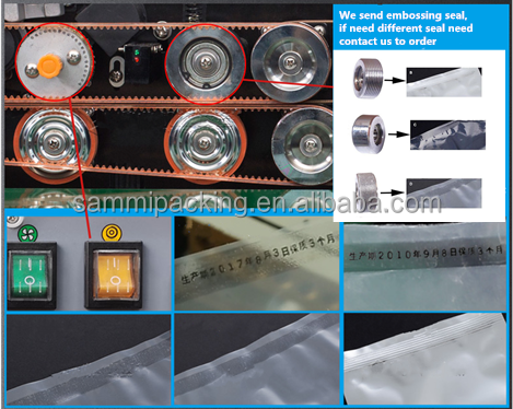 Vertical solid ink band sealer